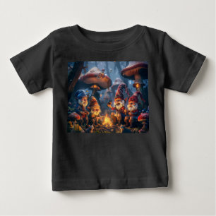 Happy Gnomes Digital Art Baby T-Shirt