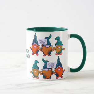 Happy Gnomest St patricks Day Rainbow Shamrok Mug