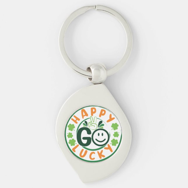 Happy Go Lucky-52904 Key Ring (Front)