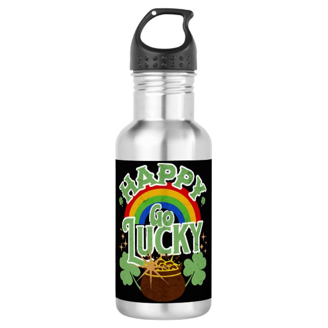 Happy Go Lucky 710 Ml Water Bottle (Front)