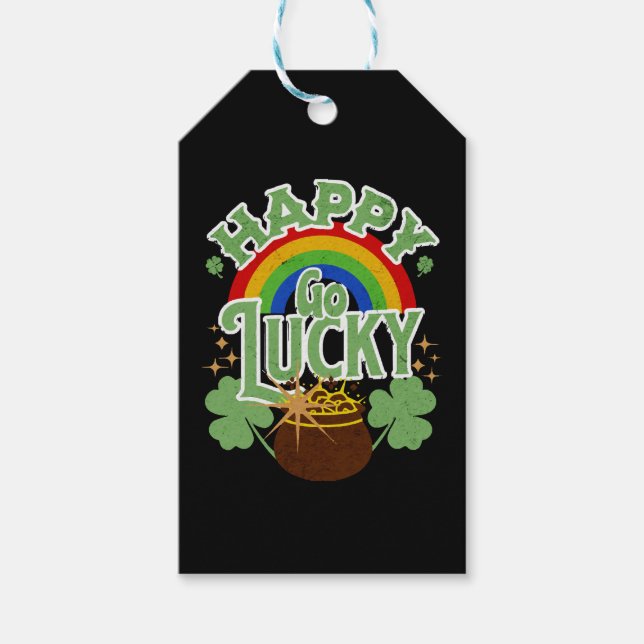 Happy Go Lucky Gift Tags (Front)