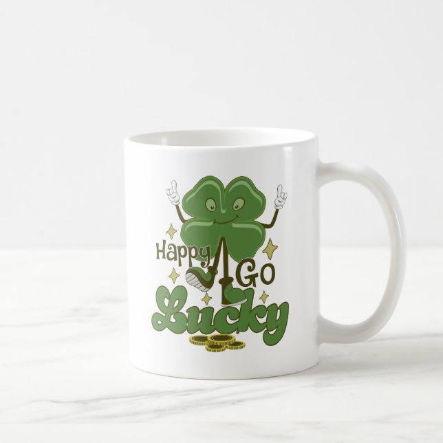 Happy Go Lucky St. Patrick's Coffee Mug (Right)