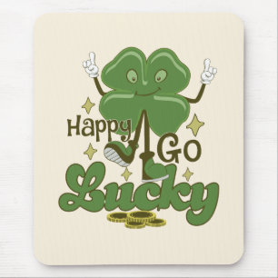 Happy Go Lucky St. Patrick's Day Mouse Pad