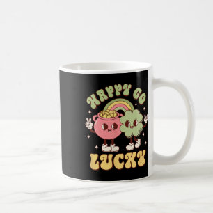 Happy Go Lucky St Patricks Day Women Men Toddler Coffee Mug