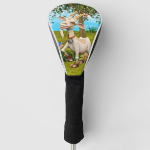 Happy Goat Golf Head Cover