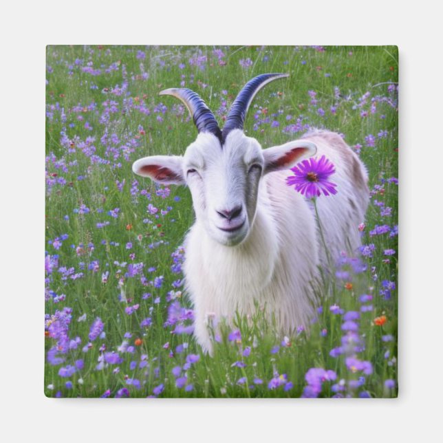 Happy Goat Magnet (Front)
