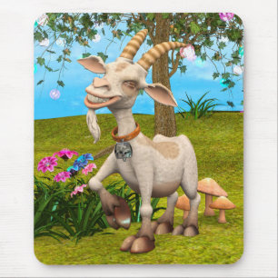 Happy Goat Mouse Pad