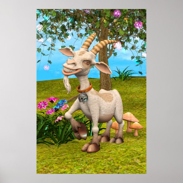 Happy Goat Poster (Front)