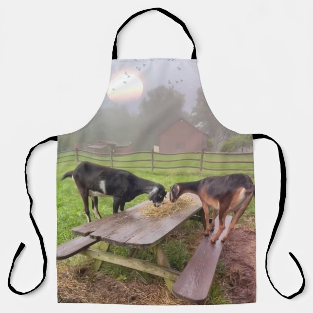 Happy Goats Apron (Front)