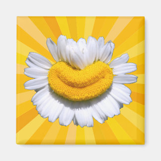 Happy Golden Chamomile Smile Sunshine Aura Magnet
