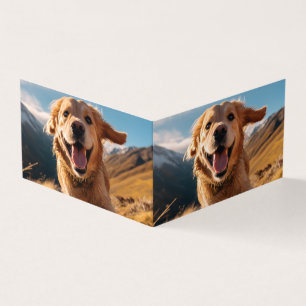 Happy Golden Retriever Running 