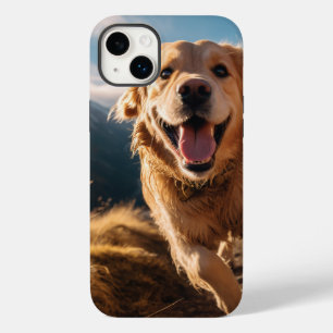 Happy Golden Retriever Running Case-Mate iPhone 14 Plus Case