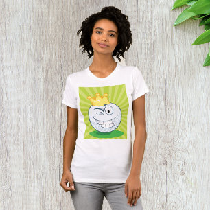 Happy Golf Ball Womens T-Shirt