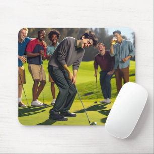 Happy Golf Team Mouse Pad