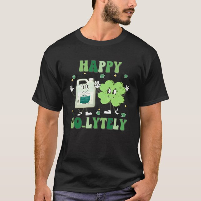 Happy Golytely Bowel Prep St Pattys Gastro Gi Tech T-Shirt (Front)