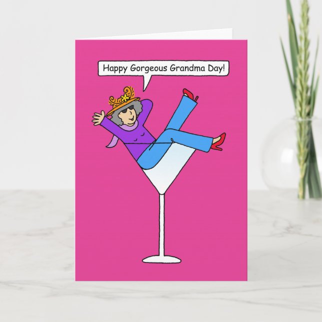 Happy Gorgeous Grandma Day - July 23rd Card (Front)