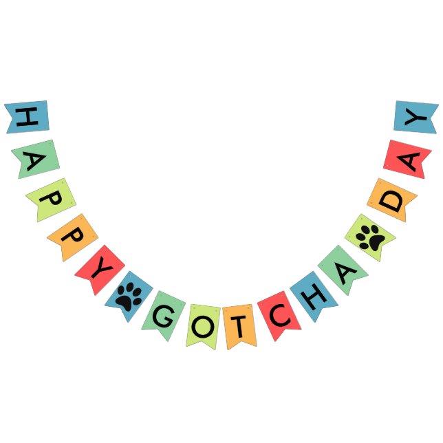 Happy Gotcha Day Bunting (All)