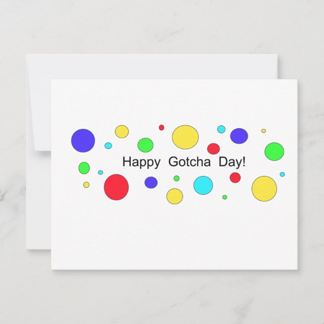 Happy Gotcha Day! Card (Front)