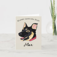 Happy Gotcha Day German Shepherd Puppy Name