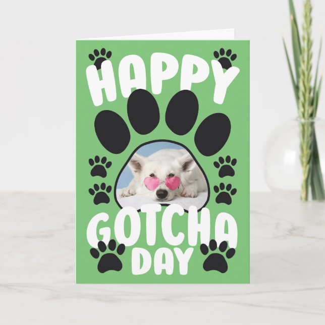 Happy Gotcha Day Pet Dog Card (Front)