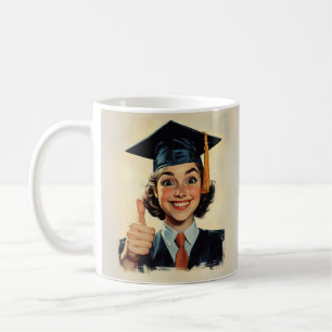 Happy Graduate Giving a Thumbs-Up  Coffee Mug