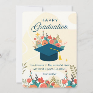 Happy Graduation Card for Son or Daughter