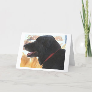 Happy Graduation Graduates - Black Lab - Dog Lover Card