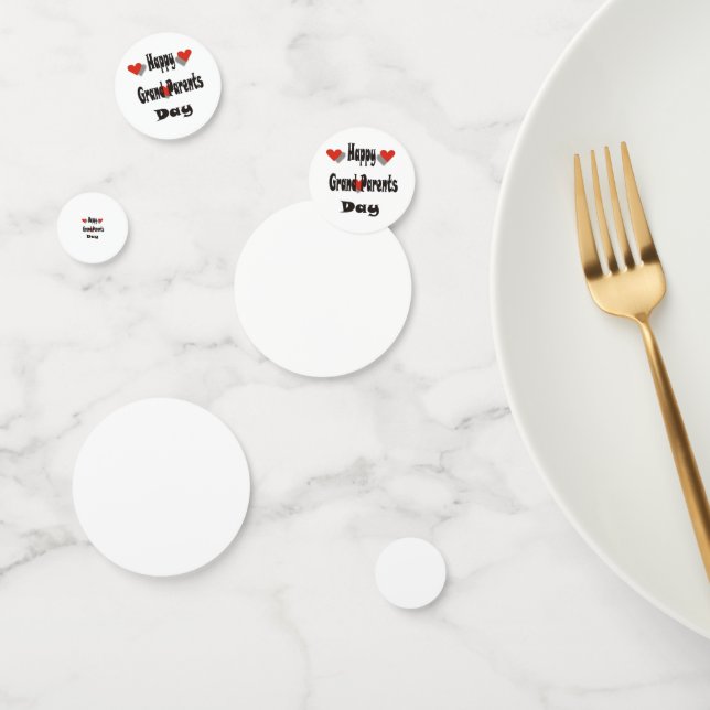 Happy Grand Parent Day Confetti (Group)