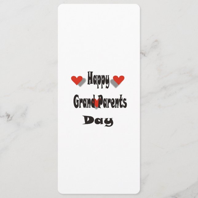 Happy Grand Parent Day Program (Front)