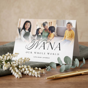 Happy Grandparents Day Best Nana Ever Collage Card