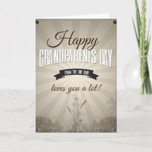 Happy grandparents day card