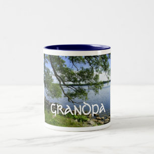 Happy Grandparents Day-"Grandpa" Two-Tone Coffee Mug