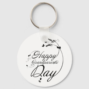 Happy grandparents day key ring