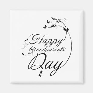 Happy grandparents day magnet