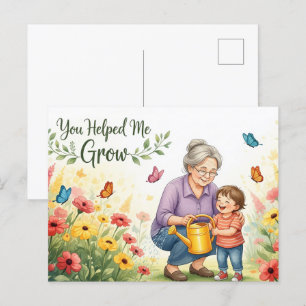 Happy grandparents day postcard