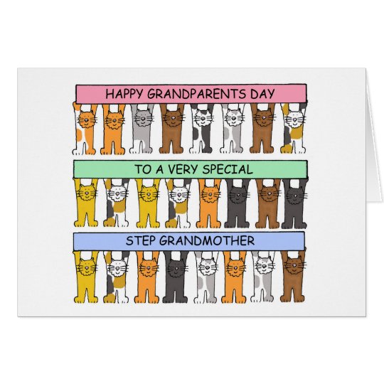 Happy Grandparents Day Step Grandmother Card