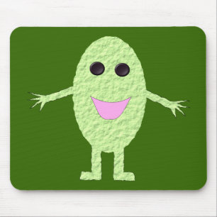 Happy Green Grape Mousepad