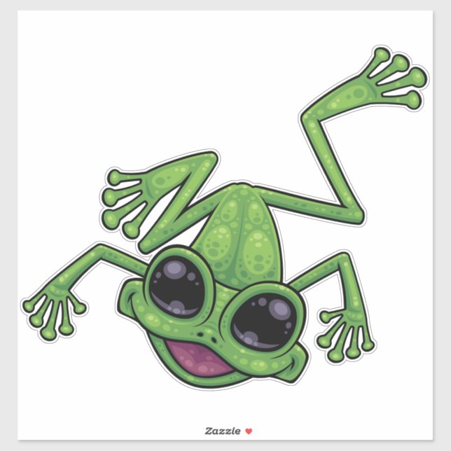 Happy Green Tree Frog (Sheet)
