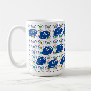 Happy greetings for you theme happyness coffee mug