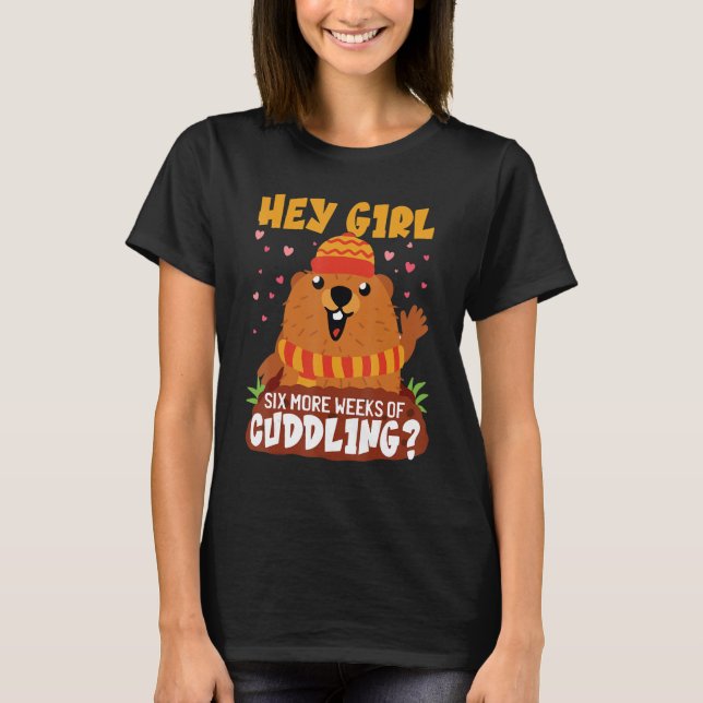 Happy Ground Hog Day Kids Groundhog Day T-Shirt (Front)