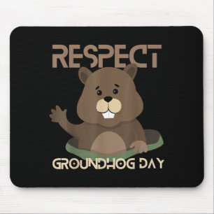 Happy Groundhog Day 2023 Lovers Costume Funny Grou Mouse Pad