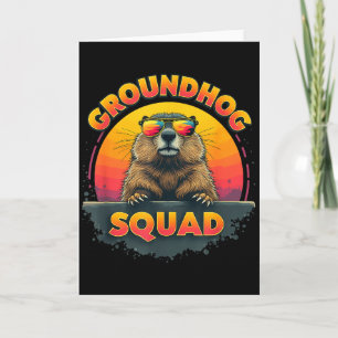 Happy Groundhog Day 2025 - Fun Groundhog Squad App Card