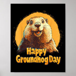 Happy Groundhog Day 2025 Funny Groundhog Day Decor