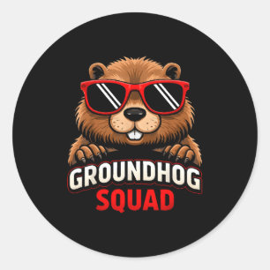 Happy Groundhog Day 2026 Celebration Funny Groundh Classic Round Sticker