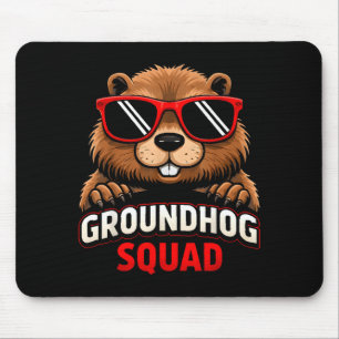 Happy Groundhog Day 2026 Celebration Funny Groundh Mouse Pad