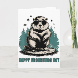 Happy Groundhog Day And Yes Its My Birthday Funny Card