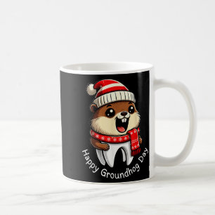 Happy Groundhog Day Dental Vibes Cute Phils Tooth Coffee Mug