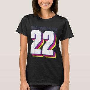 Happy Groundhog Day February 2 Retro Animal Lovers T-Shirt