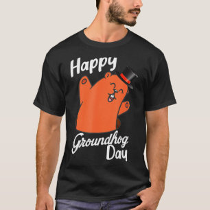 Happy Groundhog Day Funny Woodchuck & Groundho T-Shirt