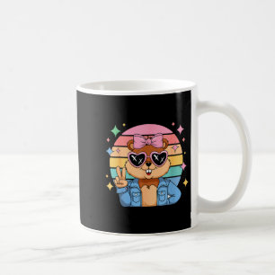 Happy Groundhog Day Ground Hog With Hat Animal Lov Coffee Mug